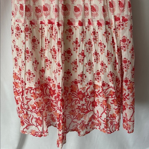 Ro's Garden NWT Red Floral Sofia Sleeveless Ruffle Short Dress **Size XS** 🌺🌺 - Picture 7 of 9